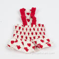 2021 Heart Design Dog Pet Spring Summer Dress